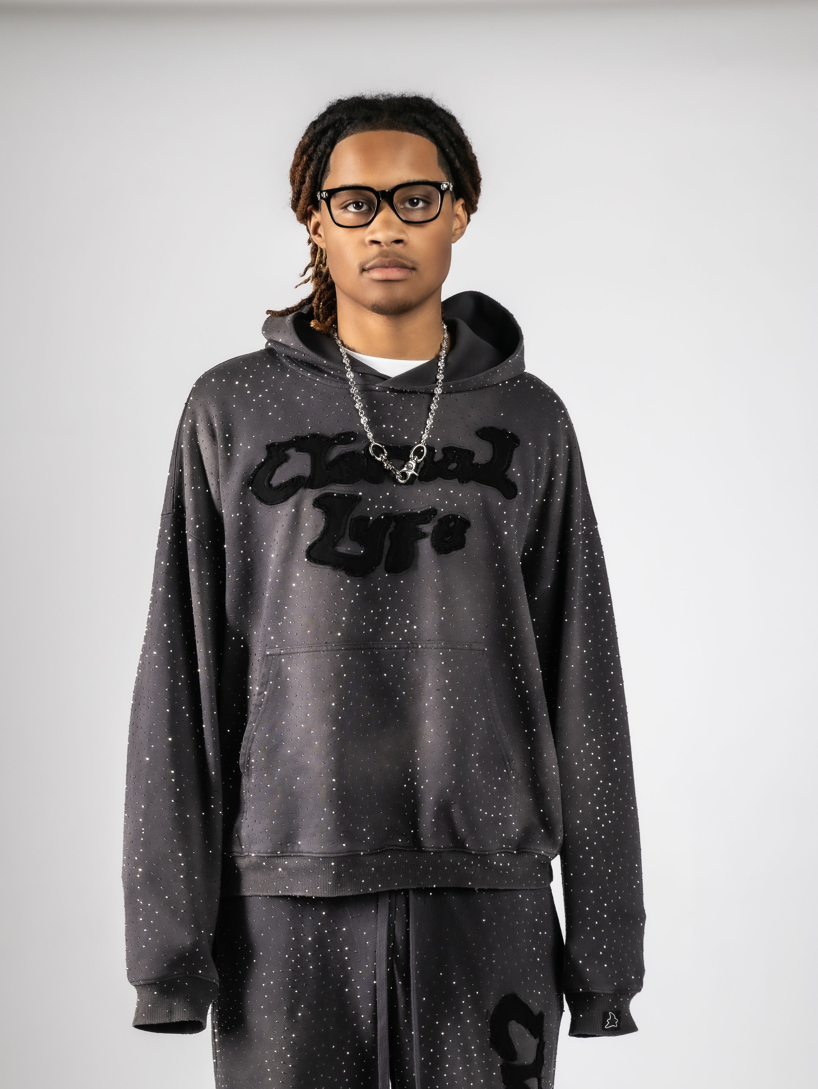"ETERNAL LYFE" SWEATSUIT - GRAY