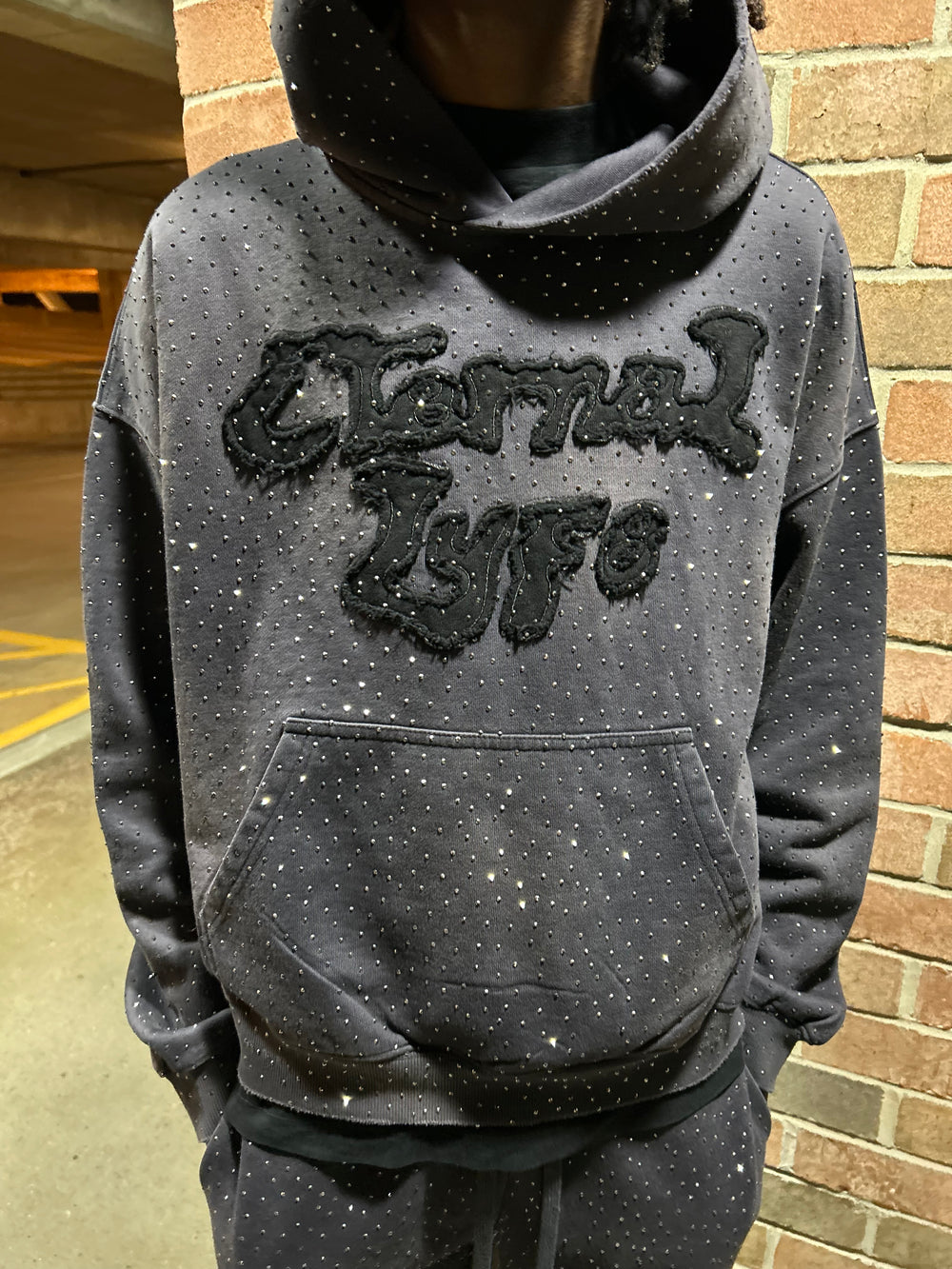 "ETERNAL LYFE" HOODIE - GRAY